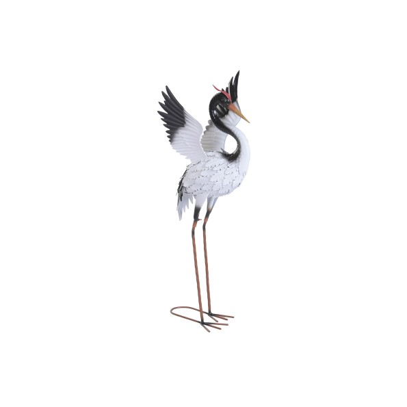 FIGURA METAL 29,8X40X86 GARZA BLANCO