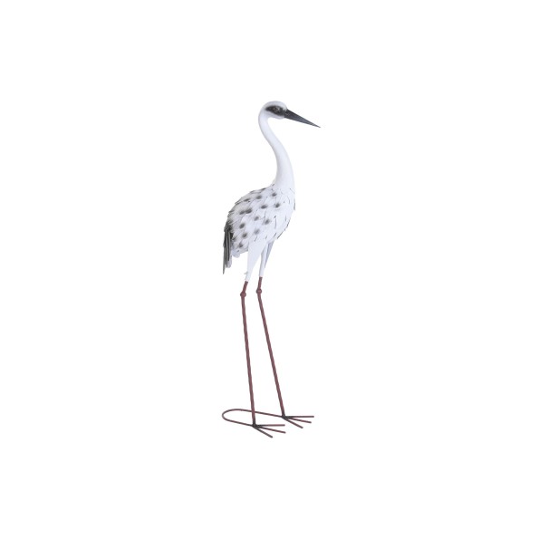 FIGURA METAL 18,5X30X97 GARZA BLANCO