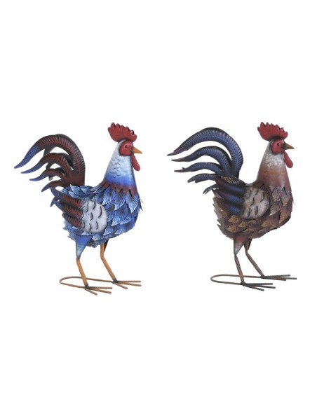 FIGURA METAL 36X14X44 GALLO 2 SURT.