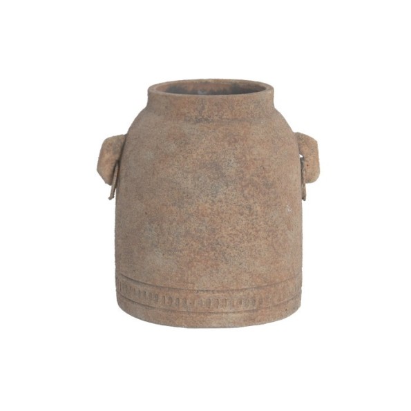 JARRON TERRACOTA 20X17X20 DESGASTADO ARTESANAL