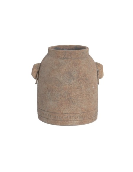 JARRON TERRACOTA 20X17X20 DESGASTADO ARTESANAL