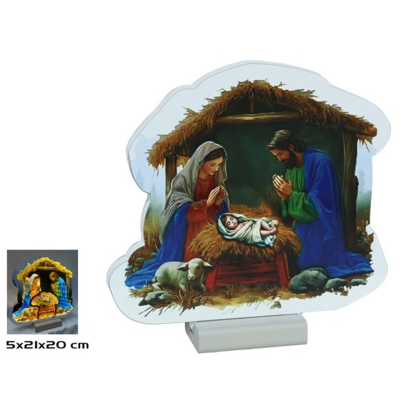 NACIMIENTO LUZ TUNEL 21CM MULTI