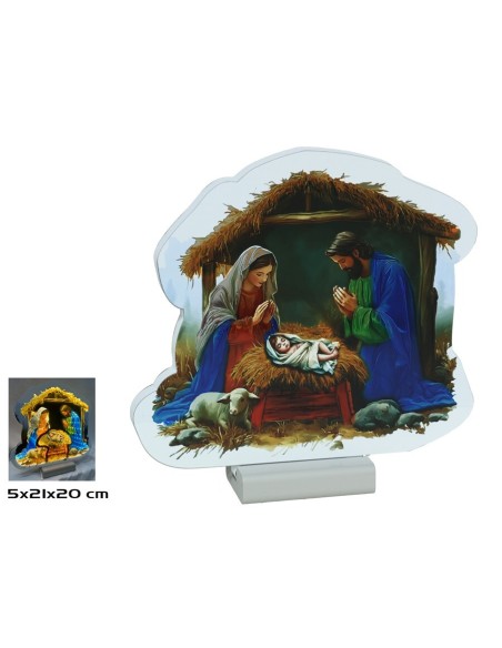 NACIMIENTO LUZ TUNEL 21CM MULTI