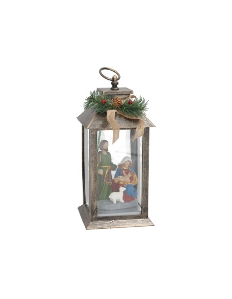 FAROL NACIMIENTO C/ LUZ 14X14X33,5CM