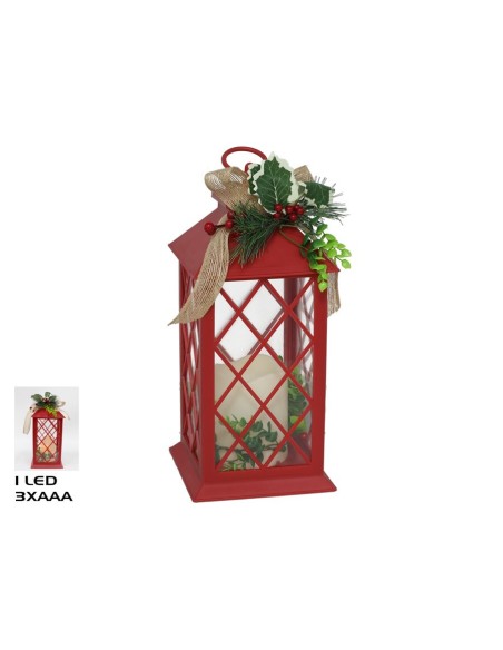FAROL 1 LED ROJO 14X14X30.5CM