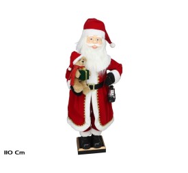 PAPA NOEL EN MOVIMIENTO 110CM C/ LUZ