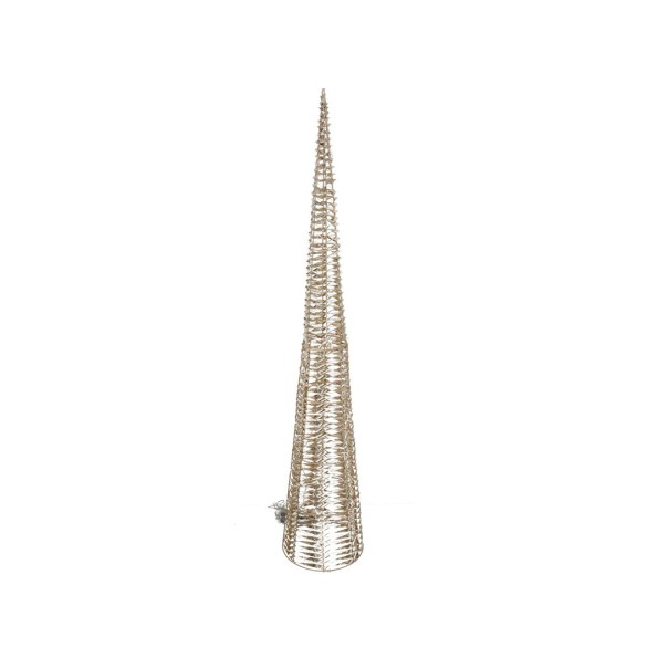 CONO ESTRELLA C/1800 LUCES 35X35X210CM ORO