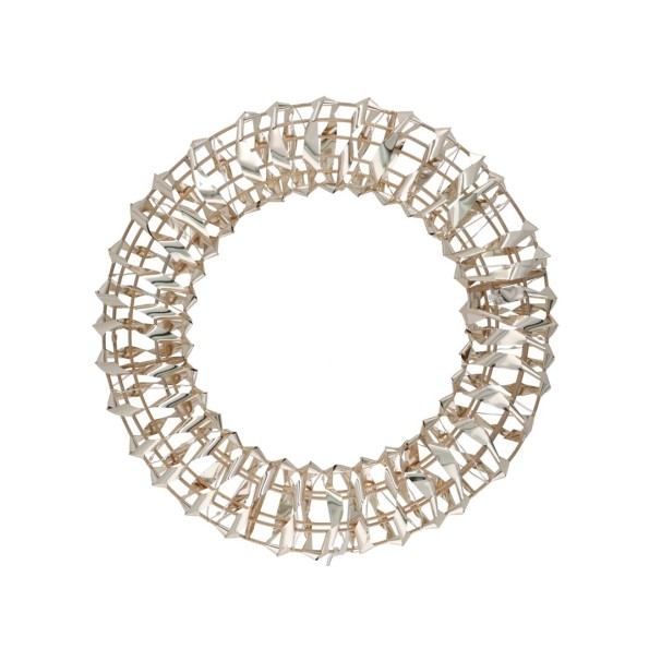 CORONA C/60 LUCES 30X6X30CM DORADO