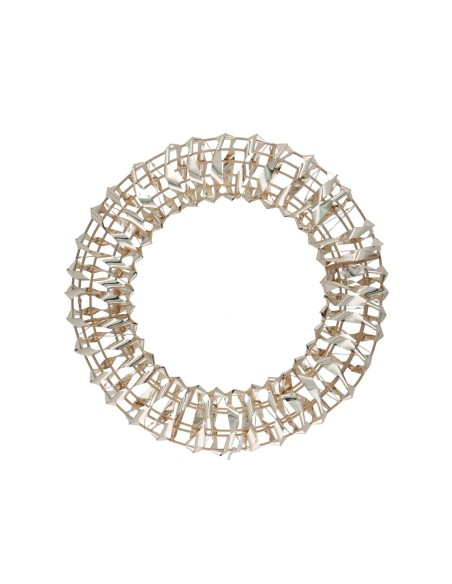 CORONA C/60 LUCES 30X6X30CM DORADO