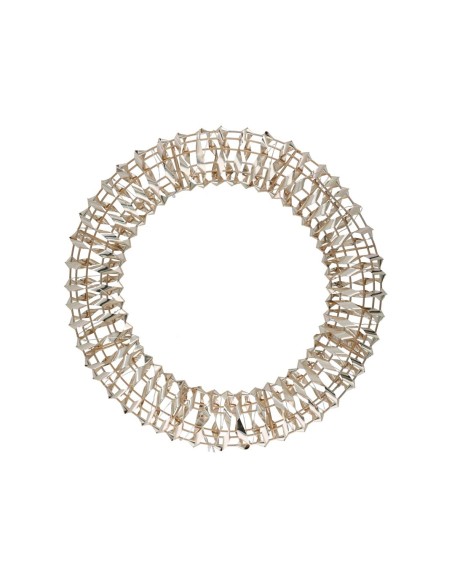 CORONA C/80 LUCES 40X7X40CM DORADO
