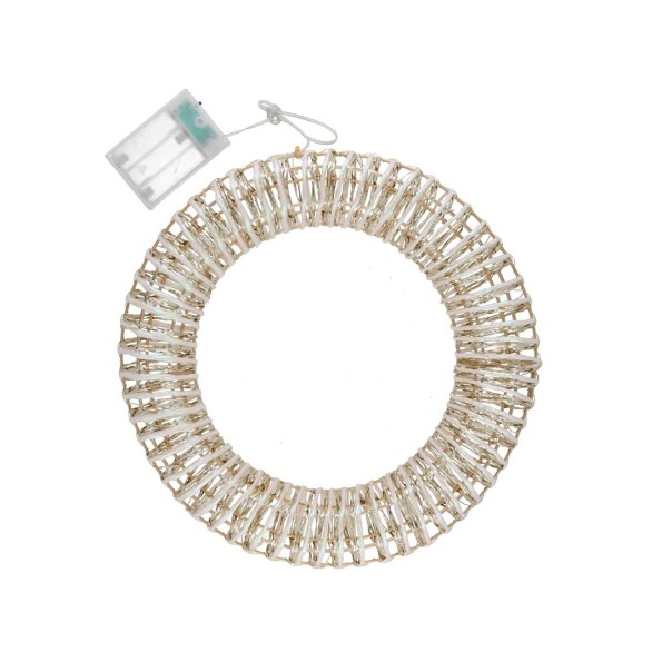 CORONA ORO 60L 30X6X30CM BLANCO