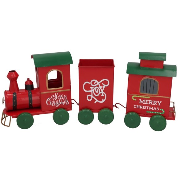 TREN XMAS ROJO/VERDE 55X1323CM