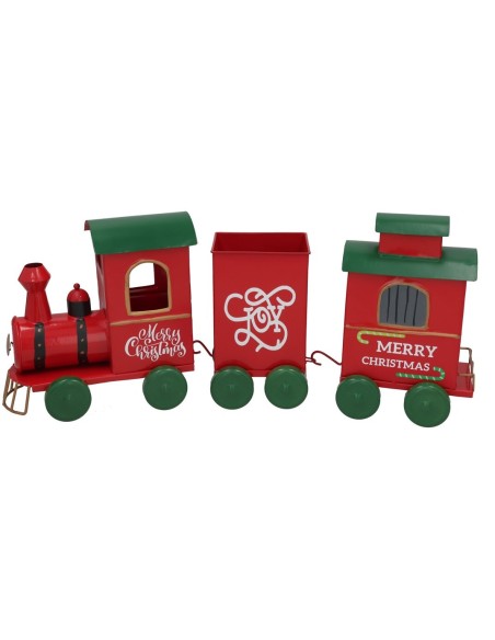 TREN XMAS ROJO/VERDE 55X1323CM