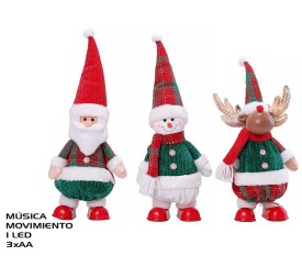 FIGURA C/LUZ MUSICA Y MOV. 3STD 15X9X43CM HAXIH V