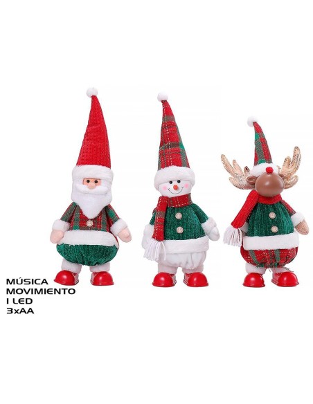 FIGURA C/LUZ MUSICA Y MOV. 3STD 15X9X43CM HAXIH V