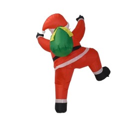 HINCHABLE PAPA NOEL TREPANDO 6LED 1,8M 1000MA