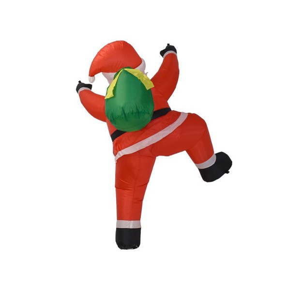 HINCHABLE PAPA NOEL TREPANDO 6LED 1,8M 1000MA