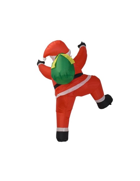 HINCHABLE PAPA NOEL TREPANDO 6LED 1,8M 1000MA