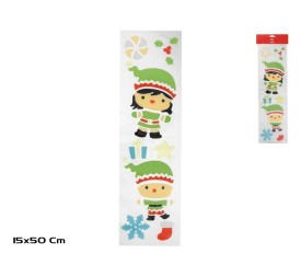 PEGATINA VENTANA 15X50CM ELFOS KEWPIE