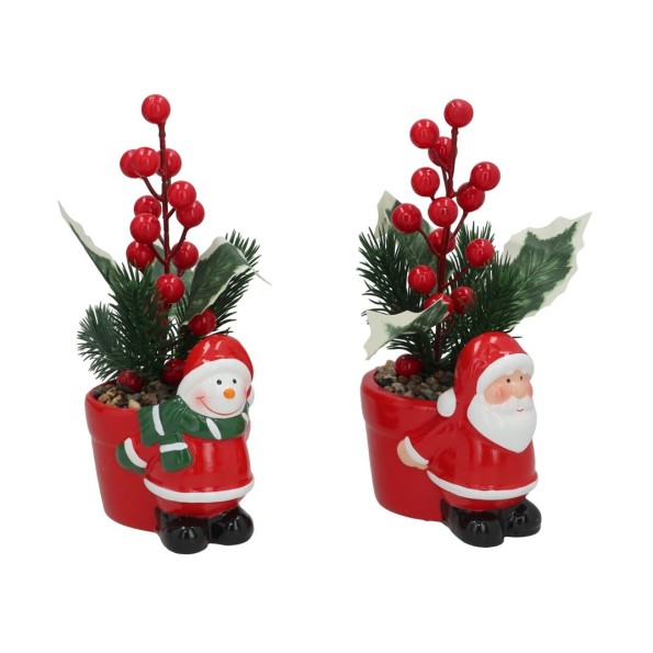 MACETA CERAMICA 2STD 9X7X19CM