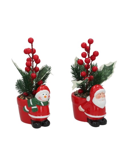 MACETA CERAMICA 2STD 9X7X19CM