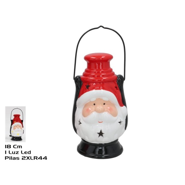 FAROL NAVIDAD 1 LED 2STD 9.6X9X18CM