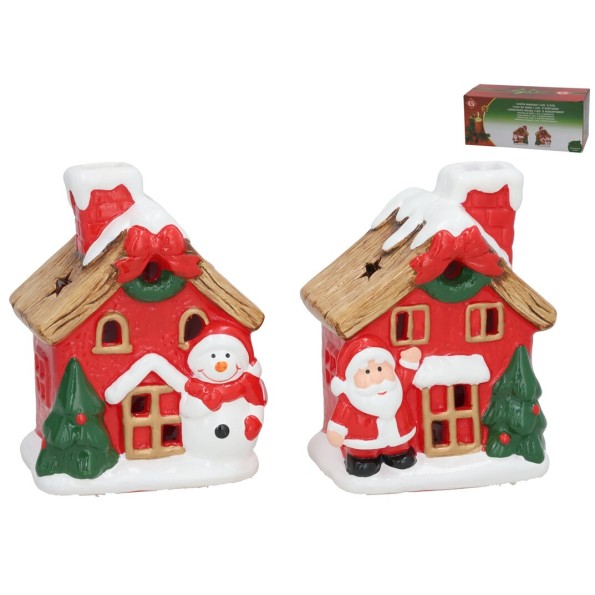 CASITA NAVIDAD 1 LED 2STD 8,5X5,6X11CM