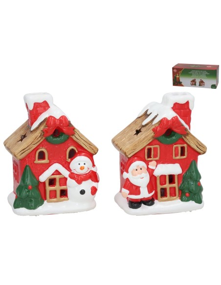 CASITA NAVIDAD 1 LED 2STD 8,5X5,6X11CM