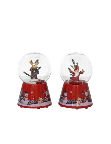 ESFERA NIEVE Y MUSICA 1LED DECO 2STD 11X11X17,5CM