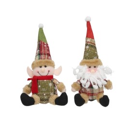 SANTA/DUENDE 2 STD. 10,5X9X23,5CM . MERT.