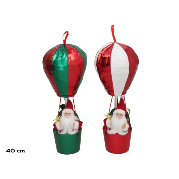 PAPA NOEL EN GLOBO 2STD 40CM