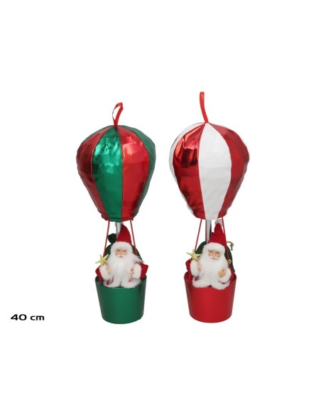 PAPA NOEL EN GLOBO 2STD 40CM