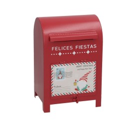 BUZON XMAS ROJO 15X23X11,5CM DERYA