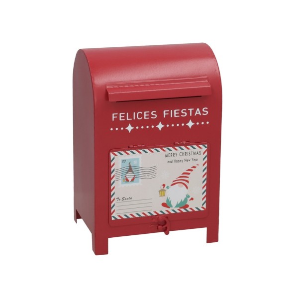 BUZON XMAS ROJO 15X23X11,5CM DERYA