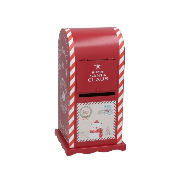 BUZON XMAS ROJO 30X15X15CM DERYA