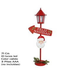 FAROLA PAPA NOEL LED 81CM