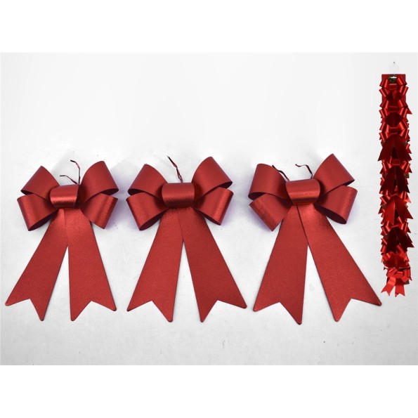 LAZO X3 15X24CM ROJO BRITN
