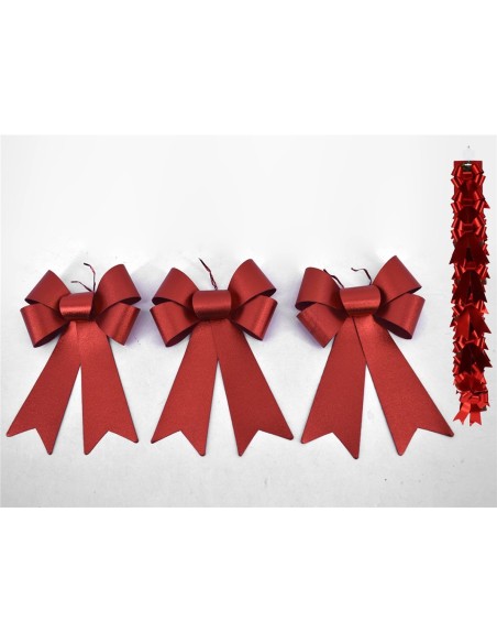 LAZO X3 15X24CM ROJO BRITN