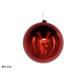 BOLA BRILLANTE 30CM ROJO PERSEIDA