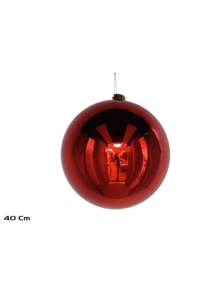 BOLA BRILLANTE 40CM ROJO PERSEIDA