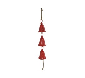 CAMPANA METAL X3 15X15X70CM ROJO