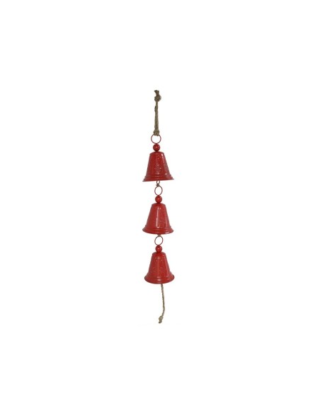 CAMPANA METAL X3 15X15X70CM ROJO