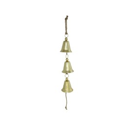 CAMPANA METAL X3 15X15X70CM DORADO