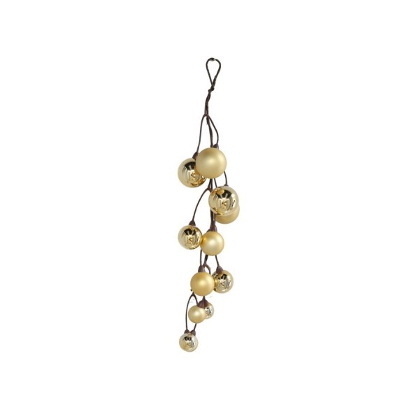 GUIRNALDA BOLAS 45CM ORO