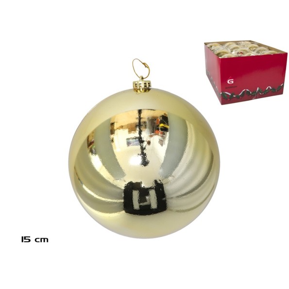 BOLA X1 15CM ORO BRILLO