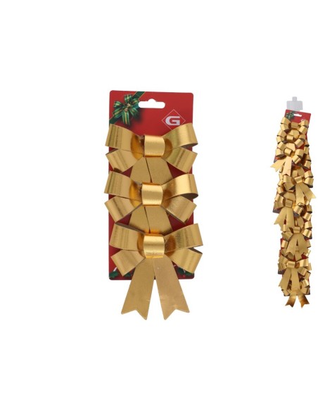 LAZO X3 10X13CM DORADO BRITN