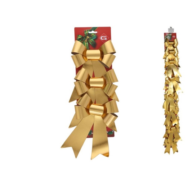 LAZO X3 15X24CM DORADO BRITN