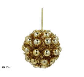 BOLA NAVIDAD 21CM DORADO SELMA