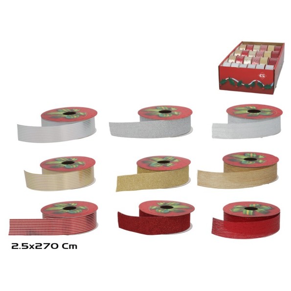 CINTA DECORATIVA 2,5X2,7MT 3STD NAVIU