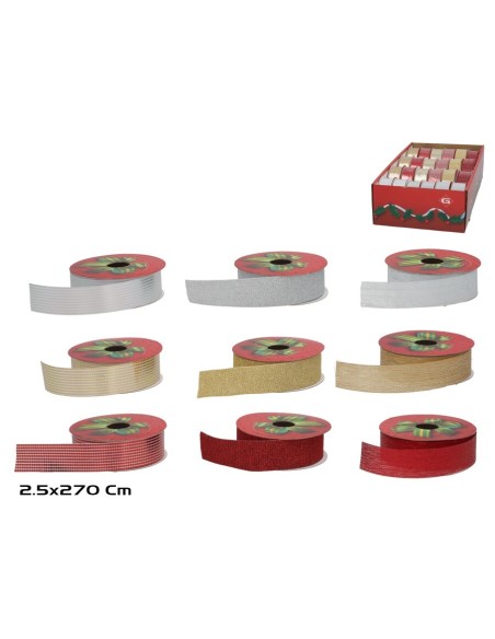 CINTA DECORATIVA 2,5X2,7MT 3STD NAVIU